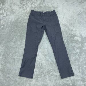 Kirkland Signature Gray Pants Mens 30x29 Slim Straight Fit *flaw* a1091